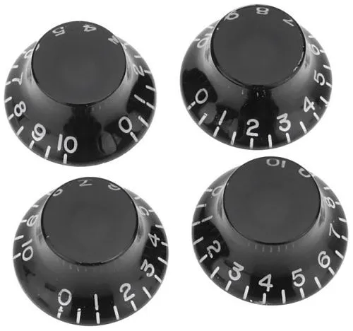 Musiclily MX1560BK Ручка для потенциометра типа Les Paul, черная.