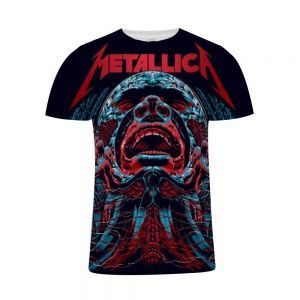 Футболка с принтом Metallica. Размер M.