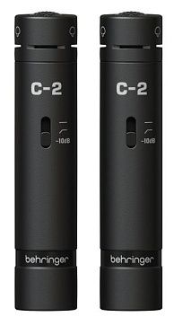 Behringer C-2 Dark Edition Студийные микрофоны (пара в черном цвете).
