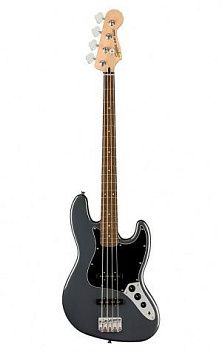 Fender Squier Affinity Jazz Bass LRL Charcoal Frost Metallic Бас-гитара.